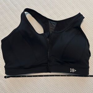 Women's Black Sports Bra L Plus